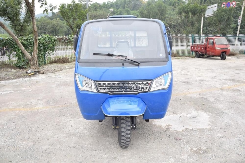 High Quality Nice Price 300 cc Petrol adult tricycles cabin three wheel motorcycle with ZongShen Lifan Engine