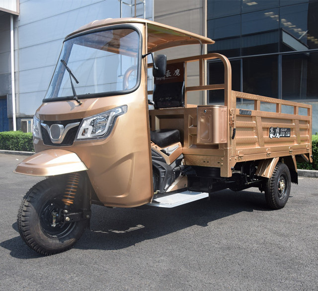 Cheap Price Closed Driver Cabin Three Wheeler Tricycle Heavy Duty Cargo 3 Wheel Car for Sale