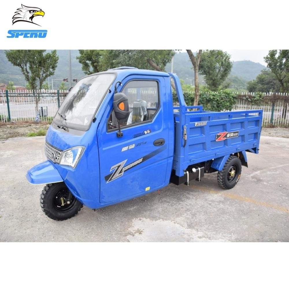 High Quality Nice Price 300 cc Petrol adult tricycles cabin three wheel motorcycle with ZongShen Lifan Engine