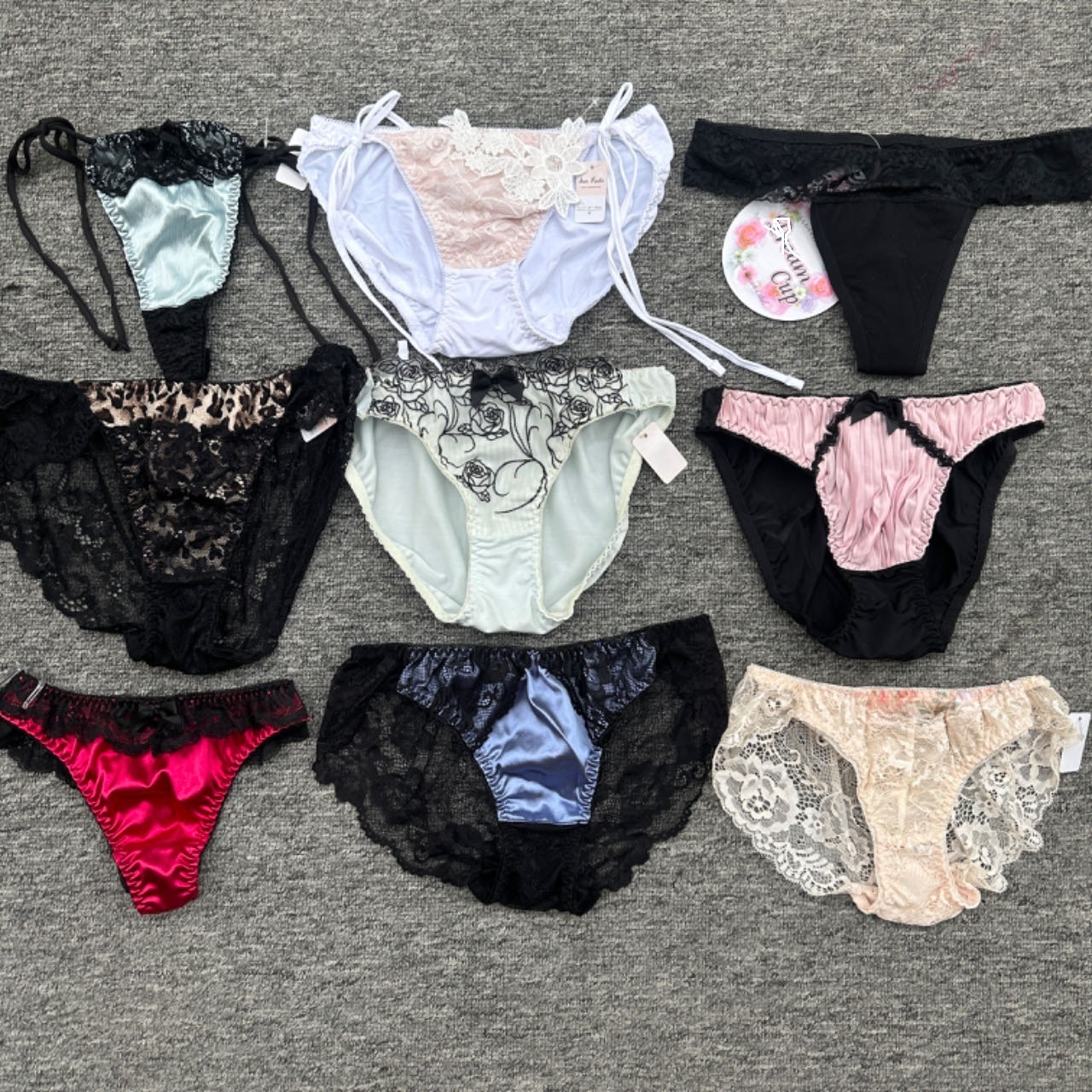 Mixed Style Japanese Outer Single Underwear Women's Lace Panties Sexy Low Waist Briefs Africa Turkey Venezuela