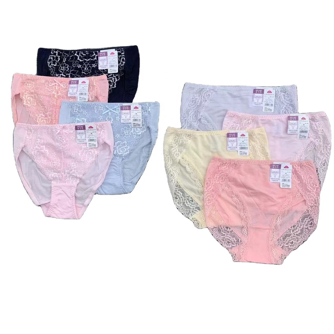 Japanese New Style Sexy Sustainable Breathable Quick dry Briefs Cotton Lady panty  Lace Underwear Japan Tanzania