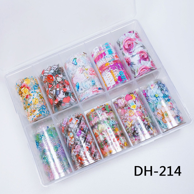 New Nail Transfer Paper Hot Selling Thousand Bird Grid Starry Sky Paper Sticker Nail Jewelry decal decoration