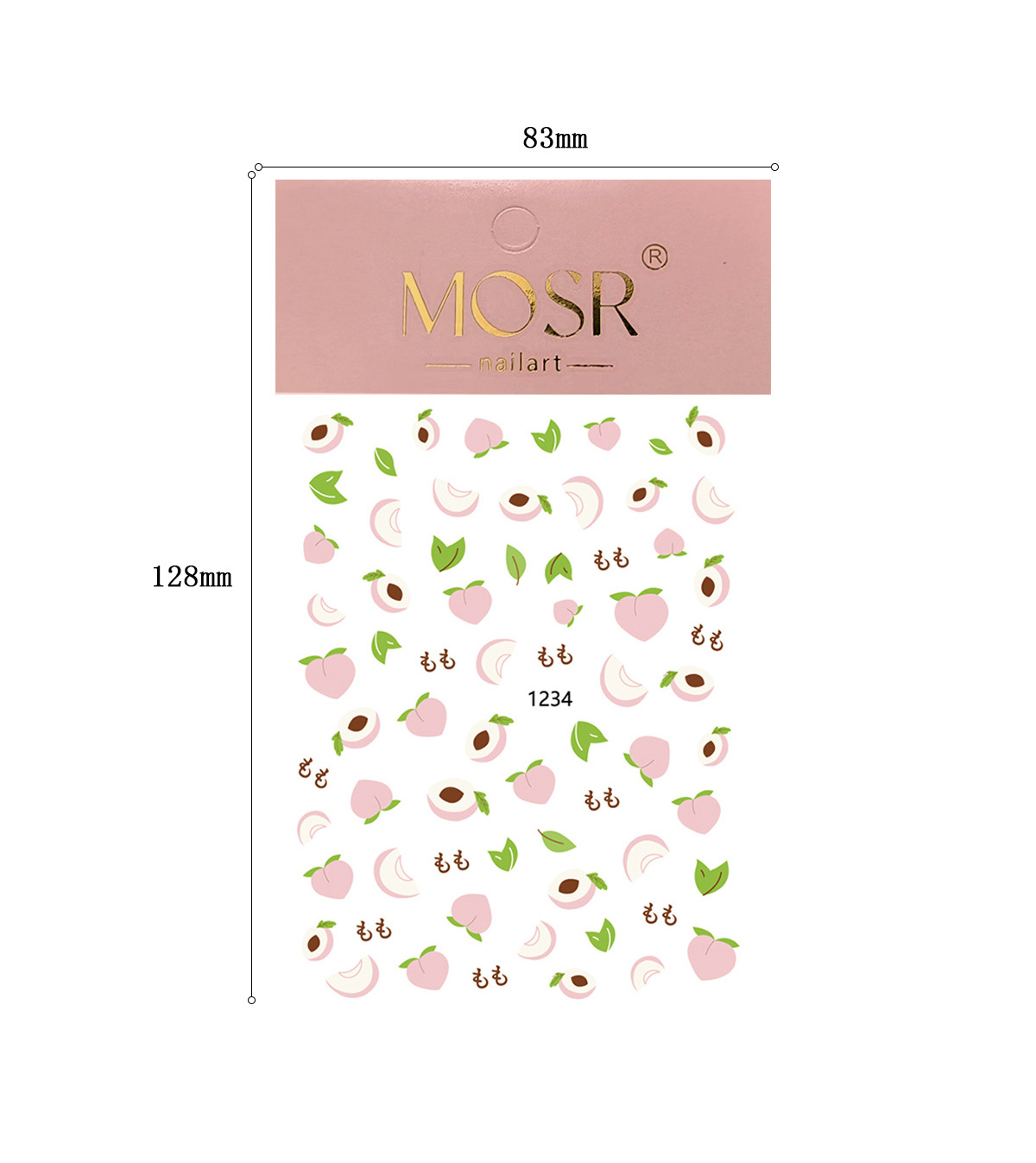 Floral nail art stickers wholesale small daisy petals nail decoration