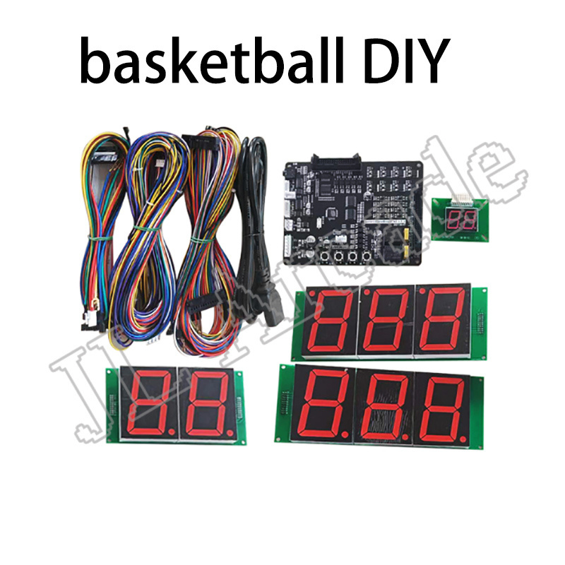 Arcade Basketball Machine Cabinet Adult Street LCD Board Coin Operated Basketball Game Diy Kit Arcade Shooting Ball Game Cabinet