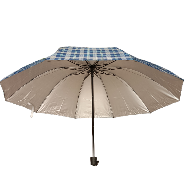 Rain gear gift increased plaid UV protection shading outdoor special umbrella sun umbrella wholesale