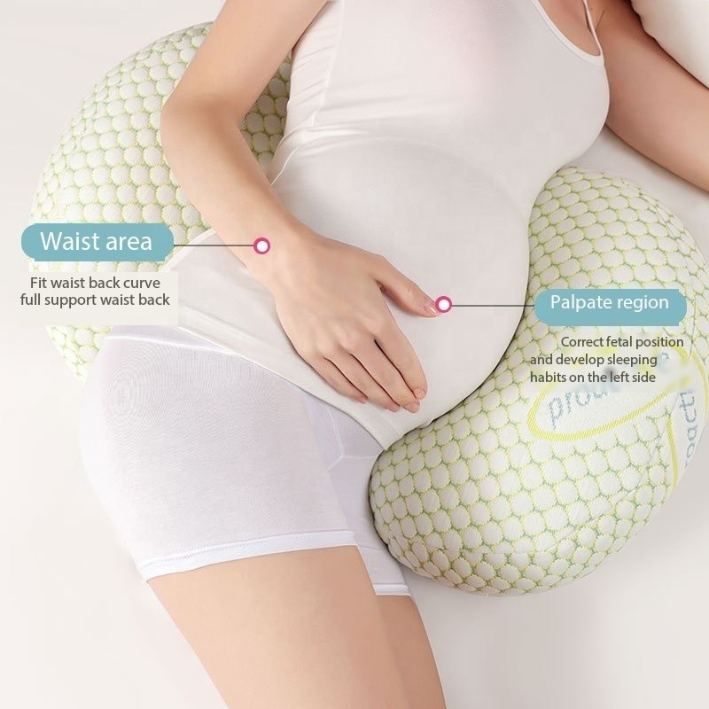 Hot-selling multi-functional separable adjustable waist pillow feeding and nursing U-shaped maternity pillow