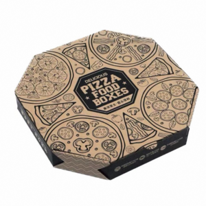 custom black pizza box pizza aluminum box single serving pizza carton box with sliding part