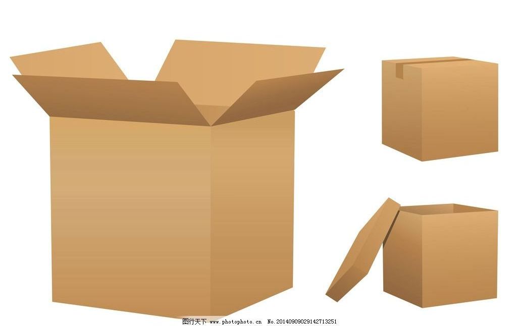 Three-layer and five-layer moving boxes with various sizes and logos that can be customized, turnover boxes, and cartons