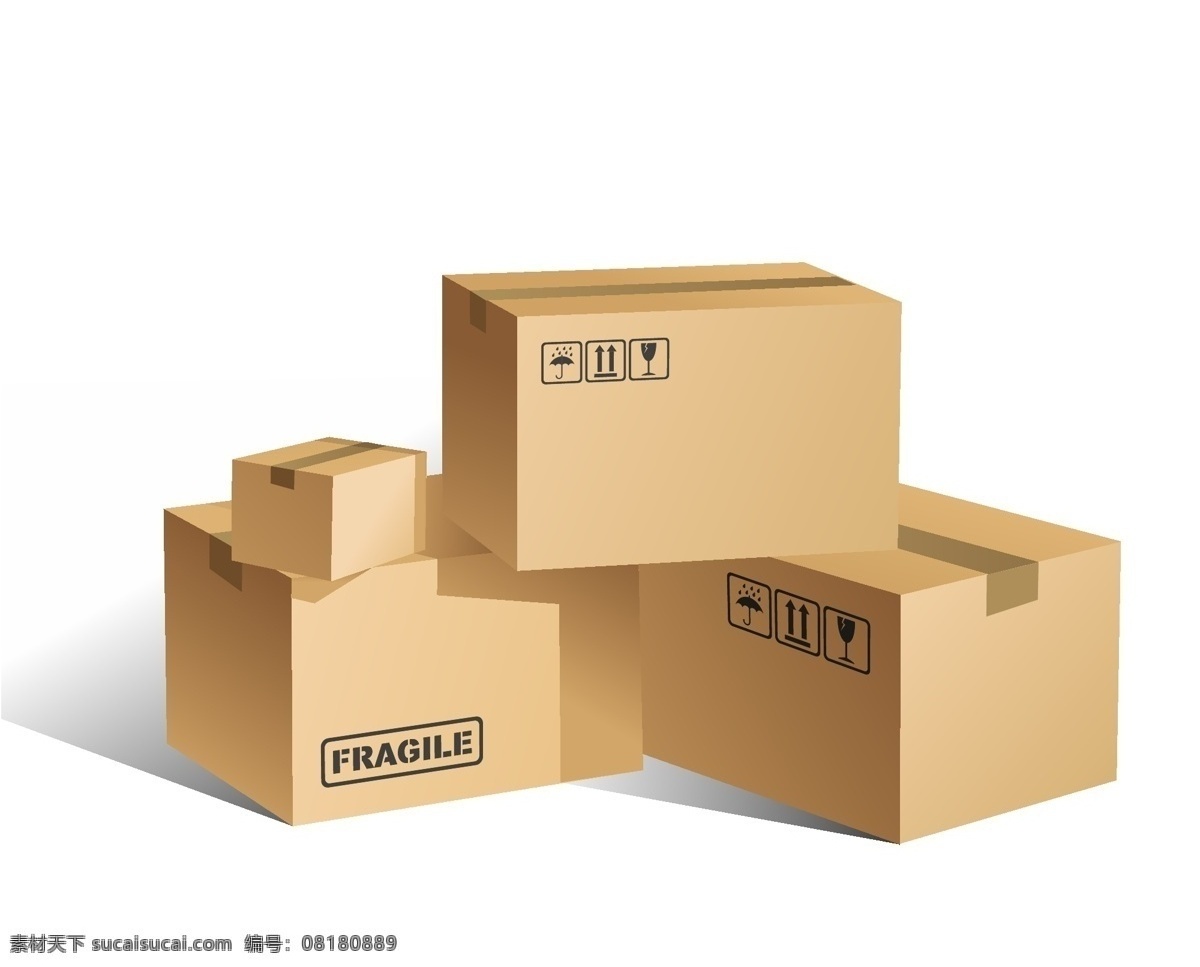 Three-layer and five-layer moving boxes with various sizes and logos that can be customized, turnover boxes, and cartons