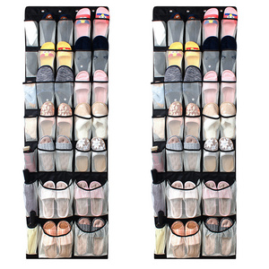 Large capacity Hanging closet shoe storage organizer nonwoven shoe storage bag