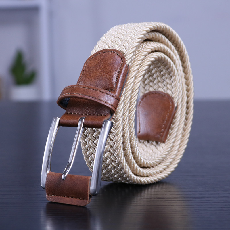 High Quality Style Woven Stretch Braided Belt for Casual Golf Pants Jeans Shirts Accessories