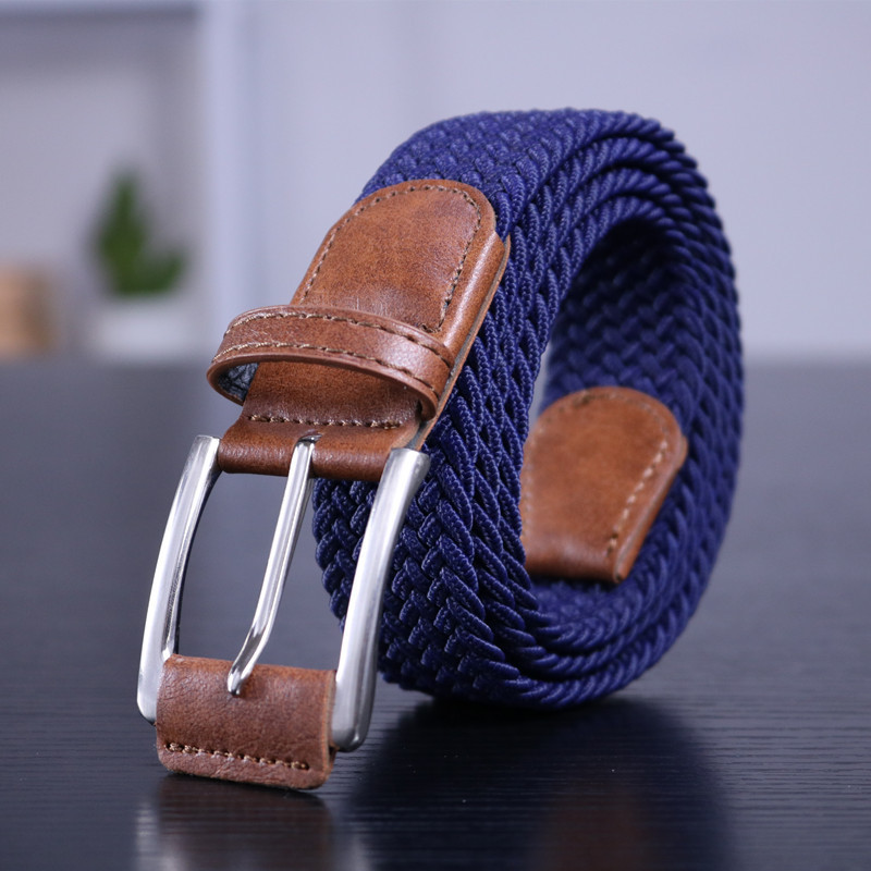 High Quality Style Woven Stretch Braided Belt for Casual Golf Pants Jeans Shirts Accessories