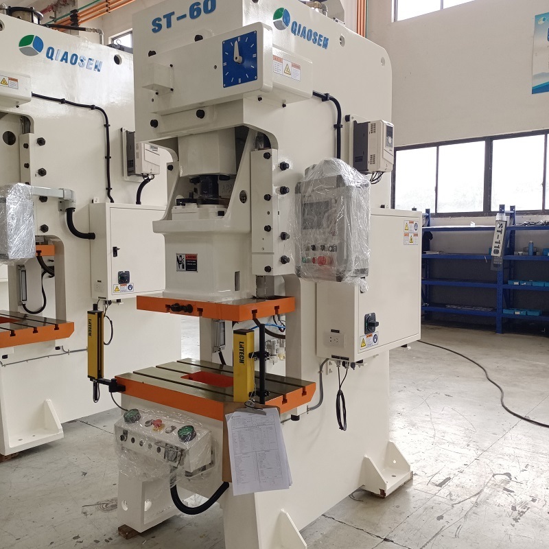 60 ton coin stamping machine easy to operate sheet metal multi hole punching machine for perforations