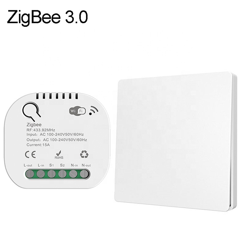 86 Eu 1/2/3 Gang Kinetic Switch Tuya Zigbee Smart Switch Module Voice Control Smart Home Zigbee Smart Module Switch