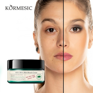 Private Label KORMESIC AHA BHA PHA MIRACLE CREAM Removing Dead Skin Cells and Sebum Inside Pores