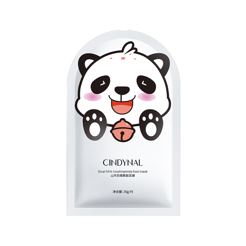 CINDYNAL goat milk nicotinamide foot mask callus removal and exfoliating foot moisturizing tender skin care