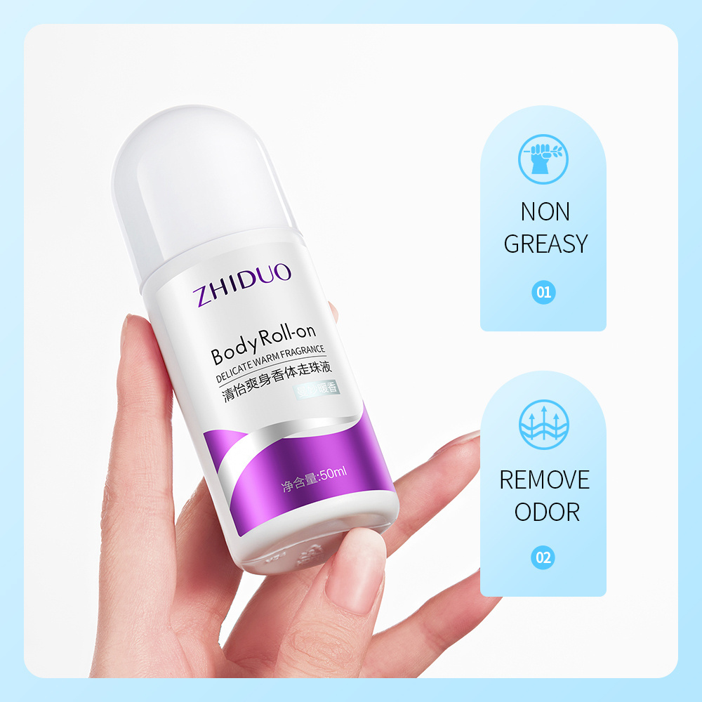 ZHIDUO Vegan Unisex Fragrance Body care Deodorant Roll On Stick Perfume Eco Friendly body Deodorant & Antiperspirant Stick