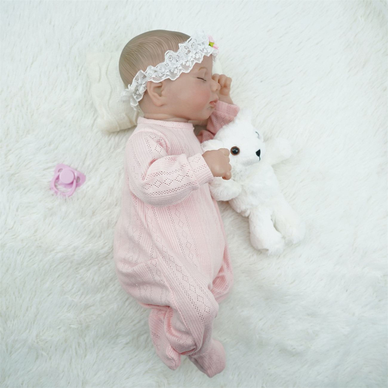 Custom 3D Painted Vessel Reborn Doll 18 Inch Big Size Real Life Baby Doll Soft Toy