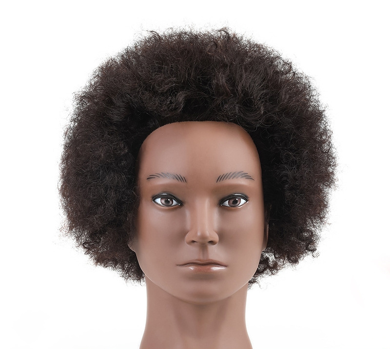 Wholesale Retail Practice Mannequin Head Afro Male Barber Training Heads for Hair Salon Practice