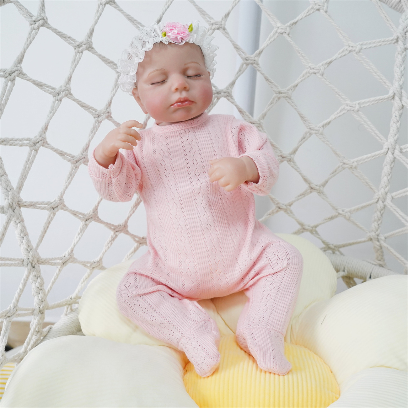 Custom 3D Painted Vessel Reborn Doll 18 Inch Big Size Real Life Baby Doll Soft Toy