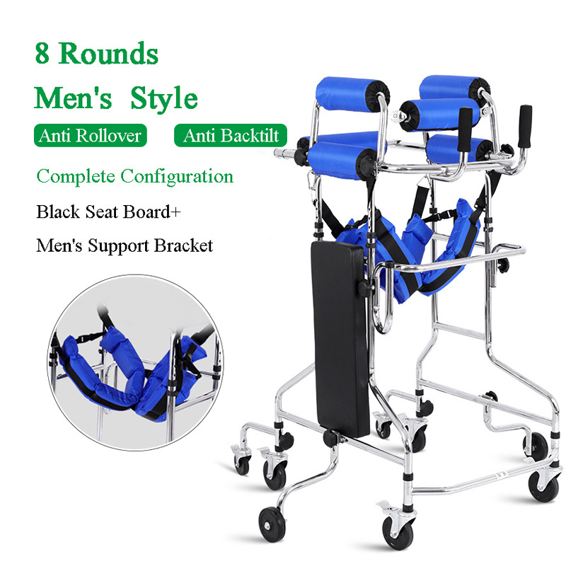 Physical Therapy Equipment Elderly Adult Gait Walk Aids Walker Standing Weel Elder Walker & Rollator For Disabled