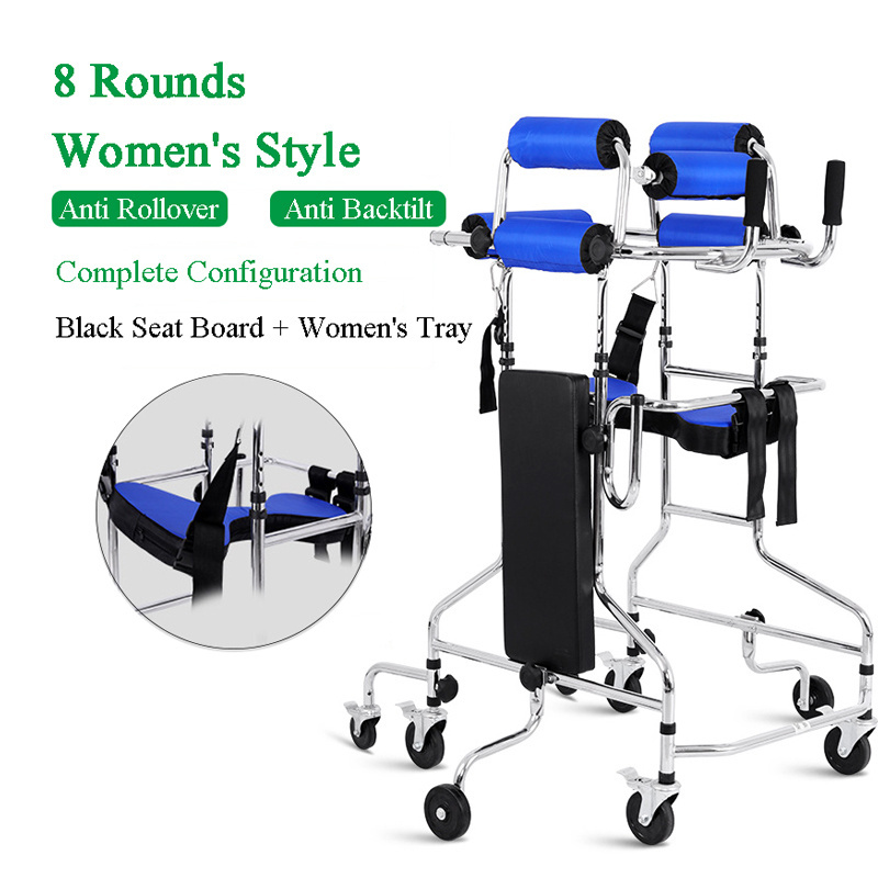 Physical Therapy Equipment Elderly Adult Gait Walk Aids Walker Standing Weel Elder Walker & Rollator For Disabled