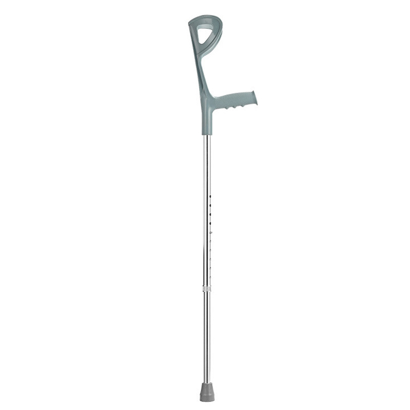 Wholesale Aluminium Single Hand Forearm Crutches Adjustable Elbow Underarm Walking Cane