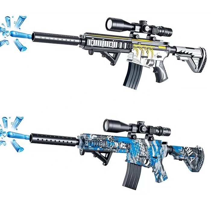 M416 sniper rifle water gel gun gel surge ball splatter electric kids outdoor toy water ball guns