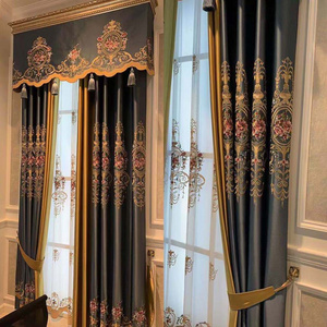 Luxury European-style curtains, living room curtain cloth, shading finished products custom home room curtains