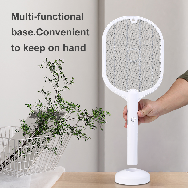 QIATAILI KC Lithium Battery Anti Mosquitoes USB Rechargeable Insect Killer Bat KR Electric Mosquito Killer Racket