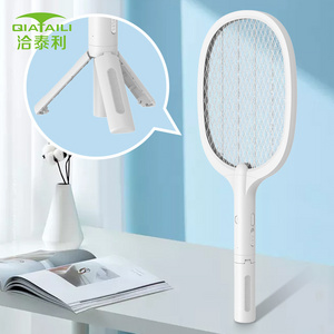 QIATAILI New Arrival two in one electric mosquito killer swatter fly swatter 2 in 1  mosquito catcher