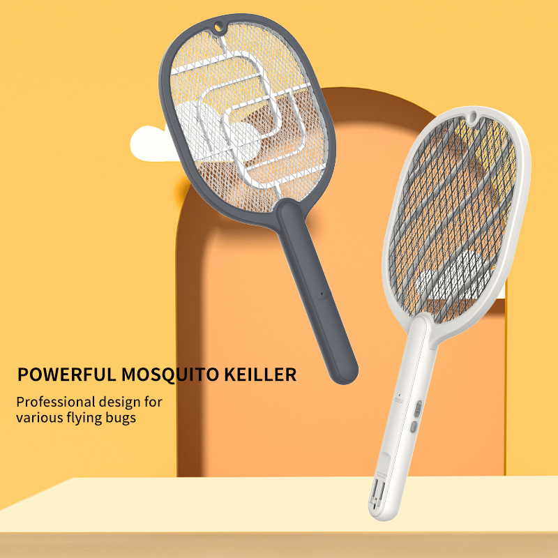 Direct Factory Pest Control Handheld Fly Swatter Bat 2AA Battery Electric Racket Mosquito Catcher Killer