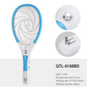 Customize with LED Light Electric Fly Swatter Insect Catcher Mosquito Killer Rechargeable