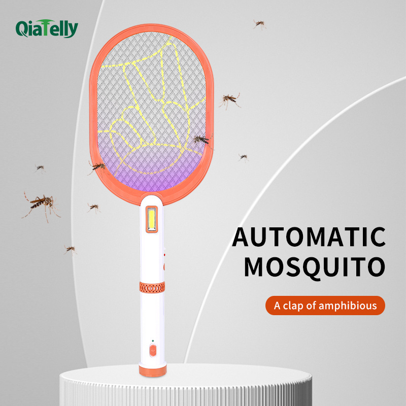 OEM Factory with torch mosquito killer electric fly swatter automatic mosquito catcher with led