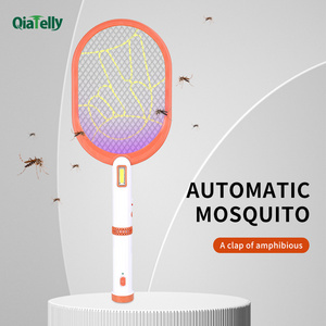 OEM Factory with torch mosquito killer electric fly swatter automatic mosquito catcher with led