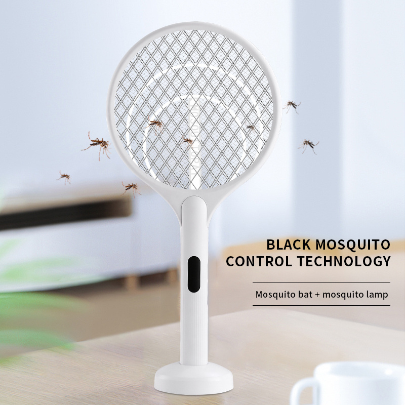 QIATAILI Lithuim Battery Rechargeable Mosquito Racket Killer USB Fruit Fly Catcher Electric Mosquito Killer