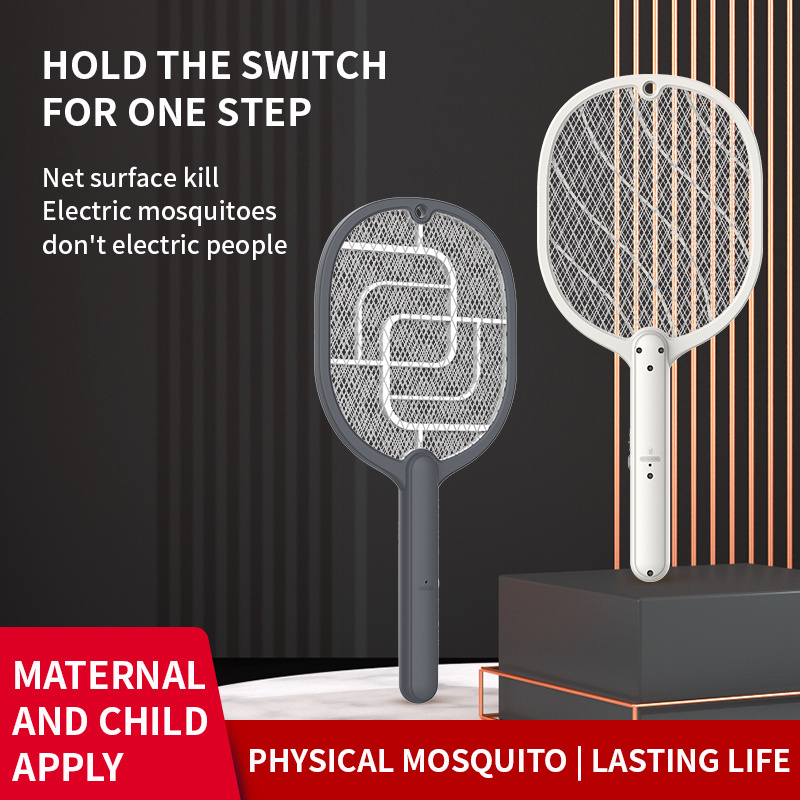 Direct Factory Pest Control Handheld Fly Swatter Bat 2AA Battery Electric Racket Mosquito Catcher Killer