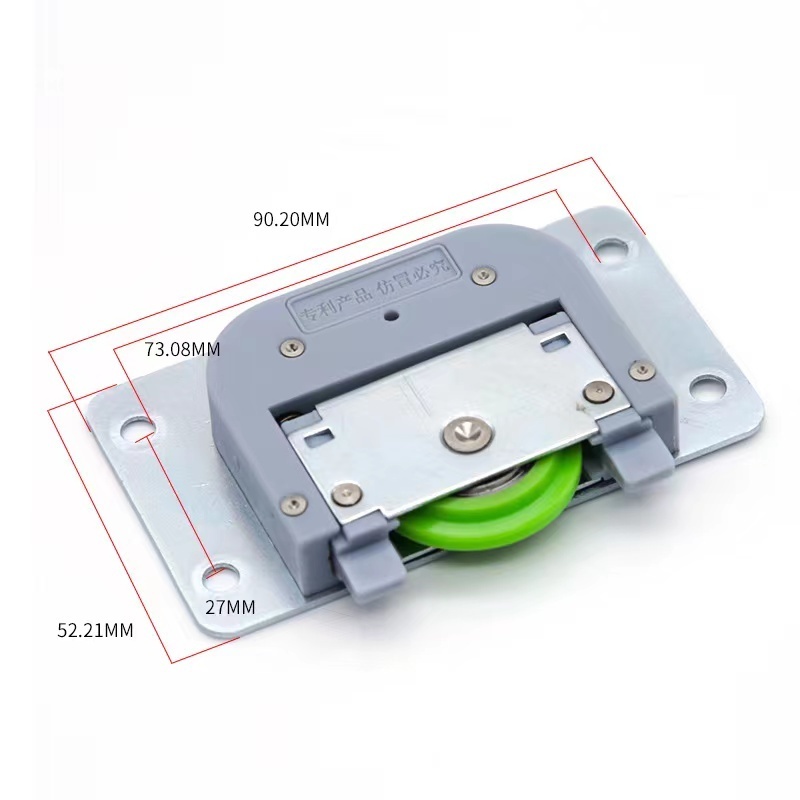 solf close caster wheel wardrobe sliding door wheels