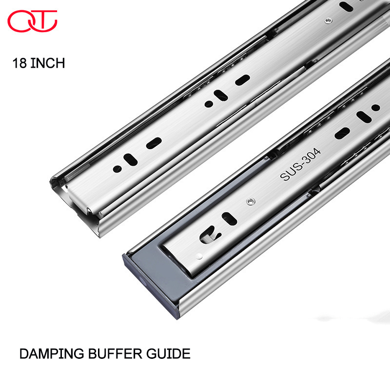 New Product Drawer Slides Bearing Full Extension Soft Close Drawer Slide Two Way Drawer Slide Factory Price