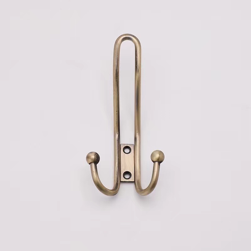 Wall Mount Kitchen Modern Aluminum Hook Self Adhesive Hook Towel Metal Door Hanger Towel Hook