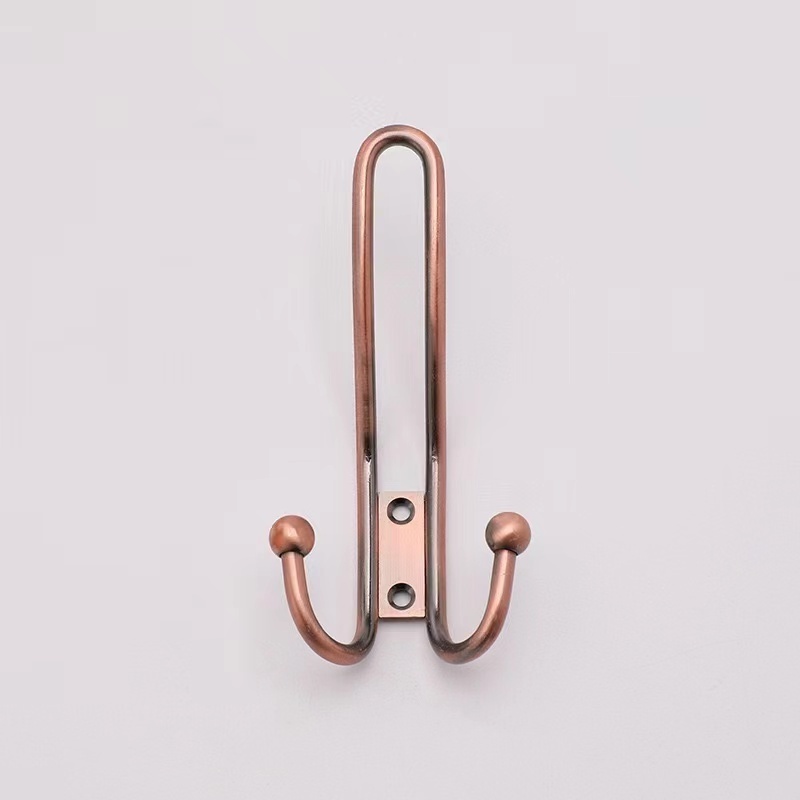 Wall Mount Kitchen Modern Aluminum Hook Self Adhesive Hook Towel Metal Door Hanger Towel Hook