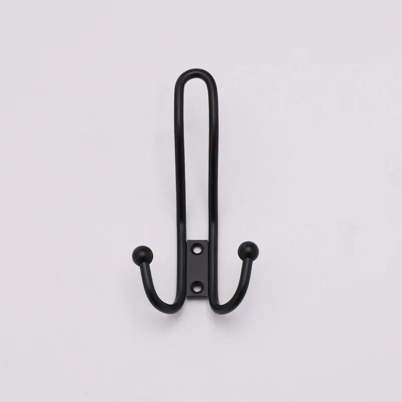 Wall Mount Kitchen Modern Aluminum Hook Self Adhesive Hook Towel Metal Door Hanger Towel Hook