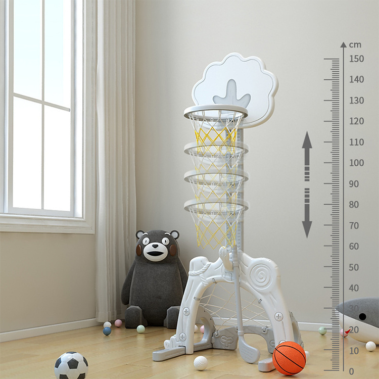 Indoor Adjustable Kids Mini Plastic Portable Basketball Hoop Stand For Kids