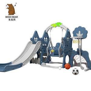 Factory hot sell wholesale toddler indoor playground plastic  baby swing and slide