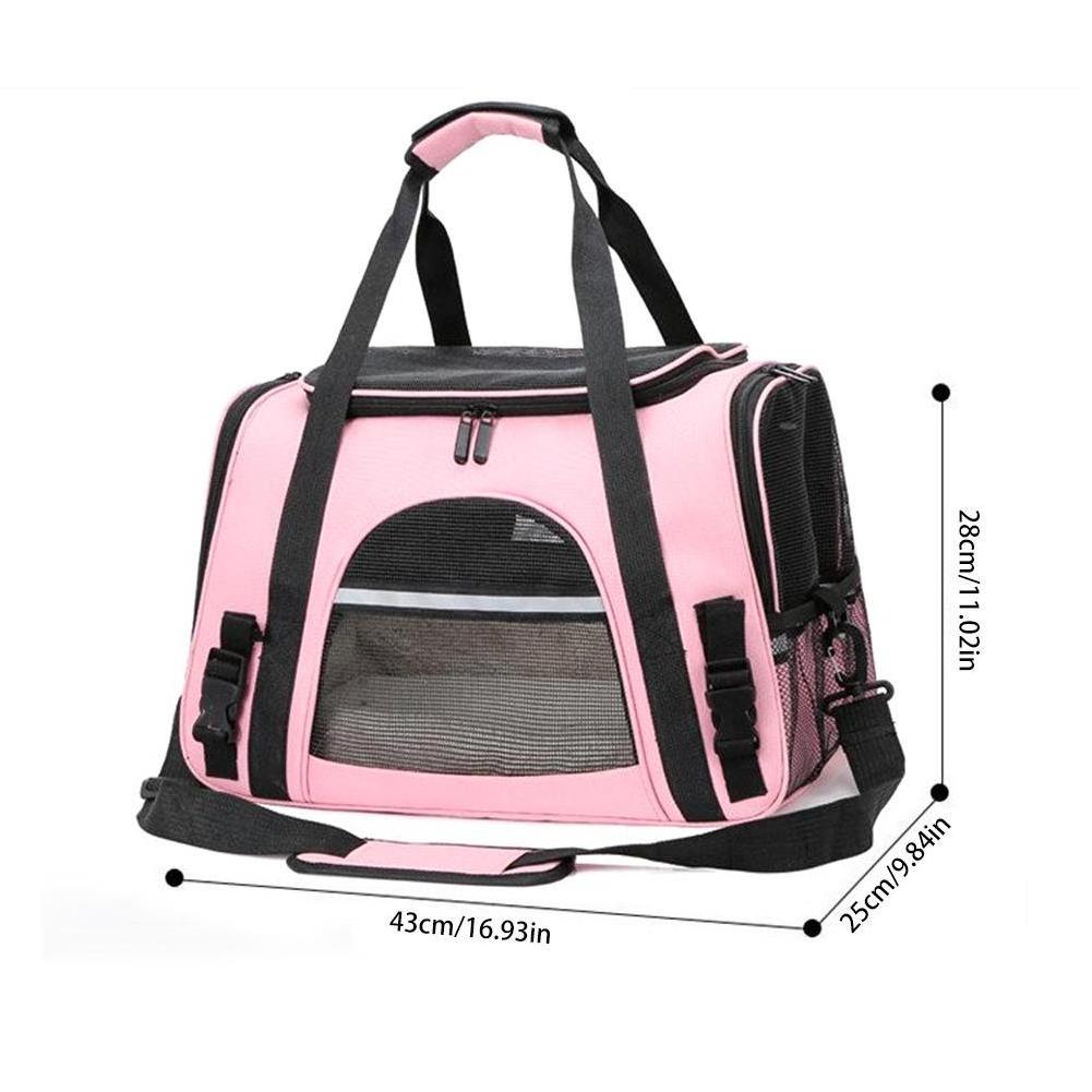 New arrival Pet Travel Bag Breathable Portable Soft Sided Pet Carrier Bag dog cat Car Bag pet supplies