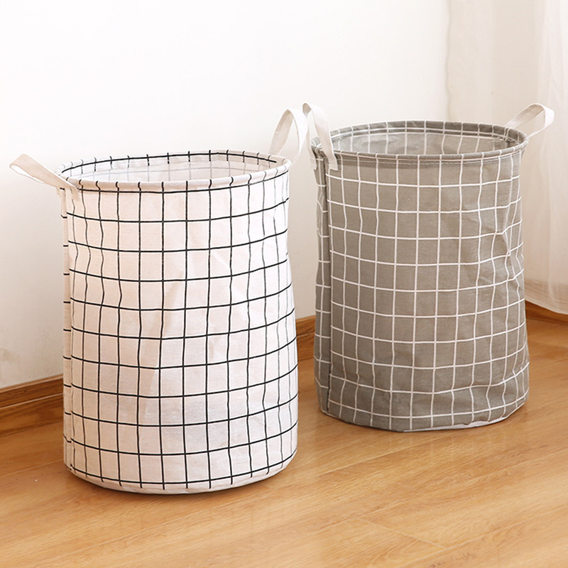 Household Fabric Dirty Cloth Basket Cloth Dirty Cloth Basket Storage Bucket Folding Toy Storage Laundry Basket