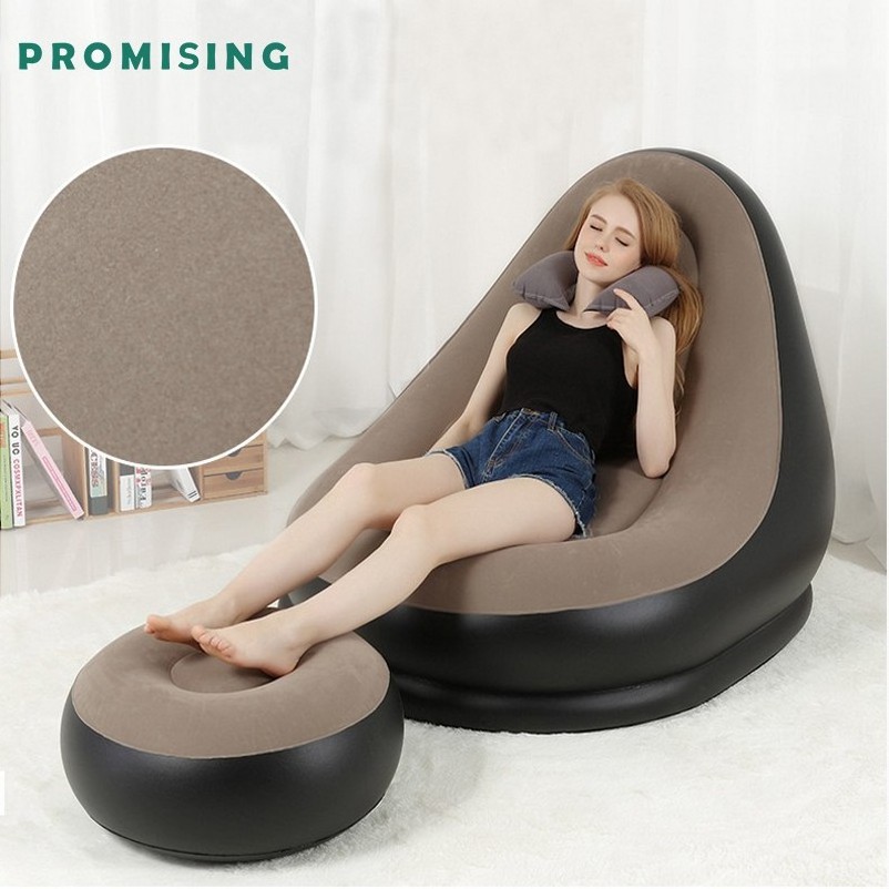 Custom Lazy Inflatable Lounger Air Sofa Bed Movie Chair Relax Inflatable Seat Sofa