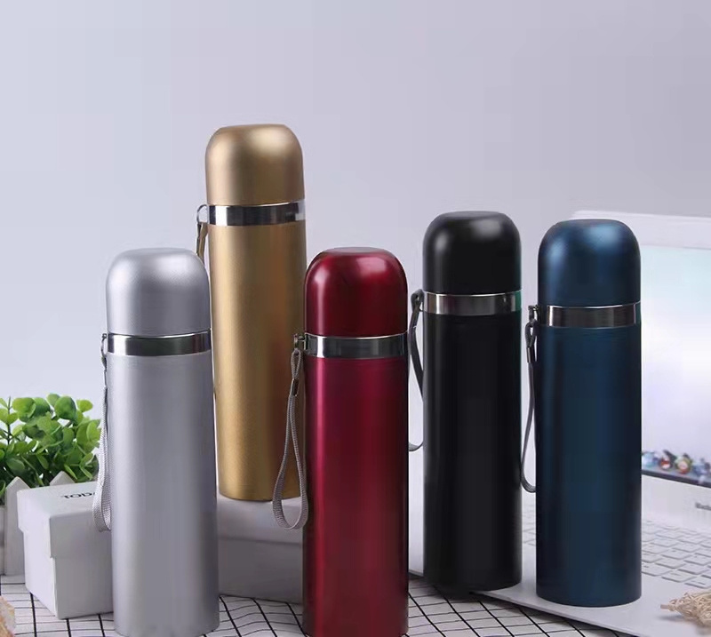 Cycling Sports Stainless Steel Water Bottle Leakproof Portable Insulated Hot Cold Water Bottle Kids School vacuum flask