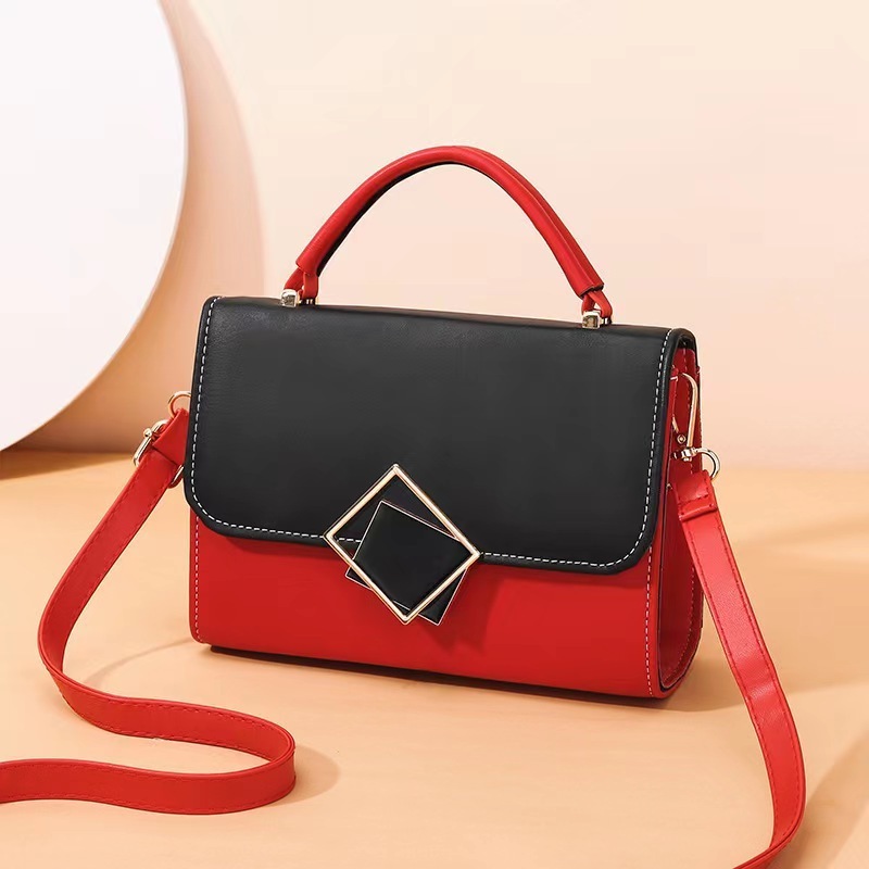 Color matching small bag cute and sweet new one-shoulder crossbody bag Multifunctional storage ladies shopping bags