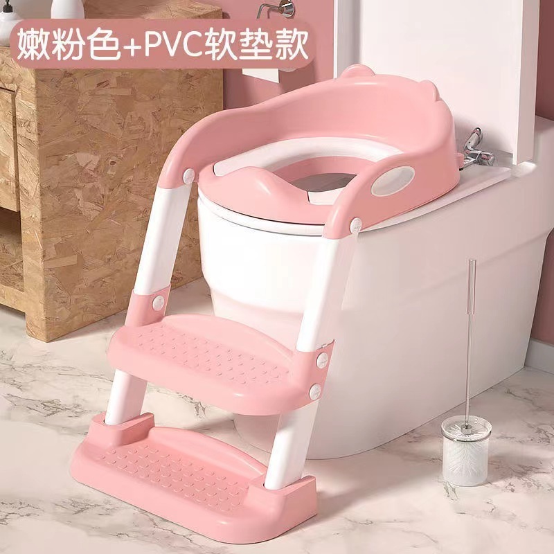 Infant Folding Potty Training Seat Urinal Backrest Chair With Adjustable Step Stool Ladder Safe Toilet Chair For Baby Toddlers